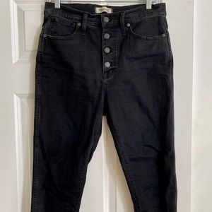 Madewell 10-inch high waist skinny jeans - size 30